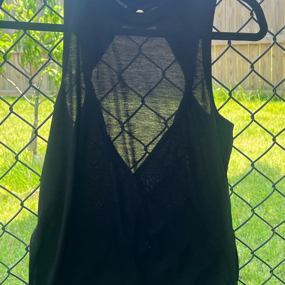 Black Sleeveless Women's Top